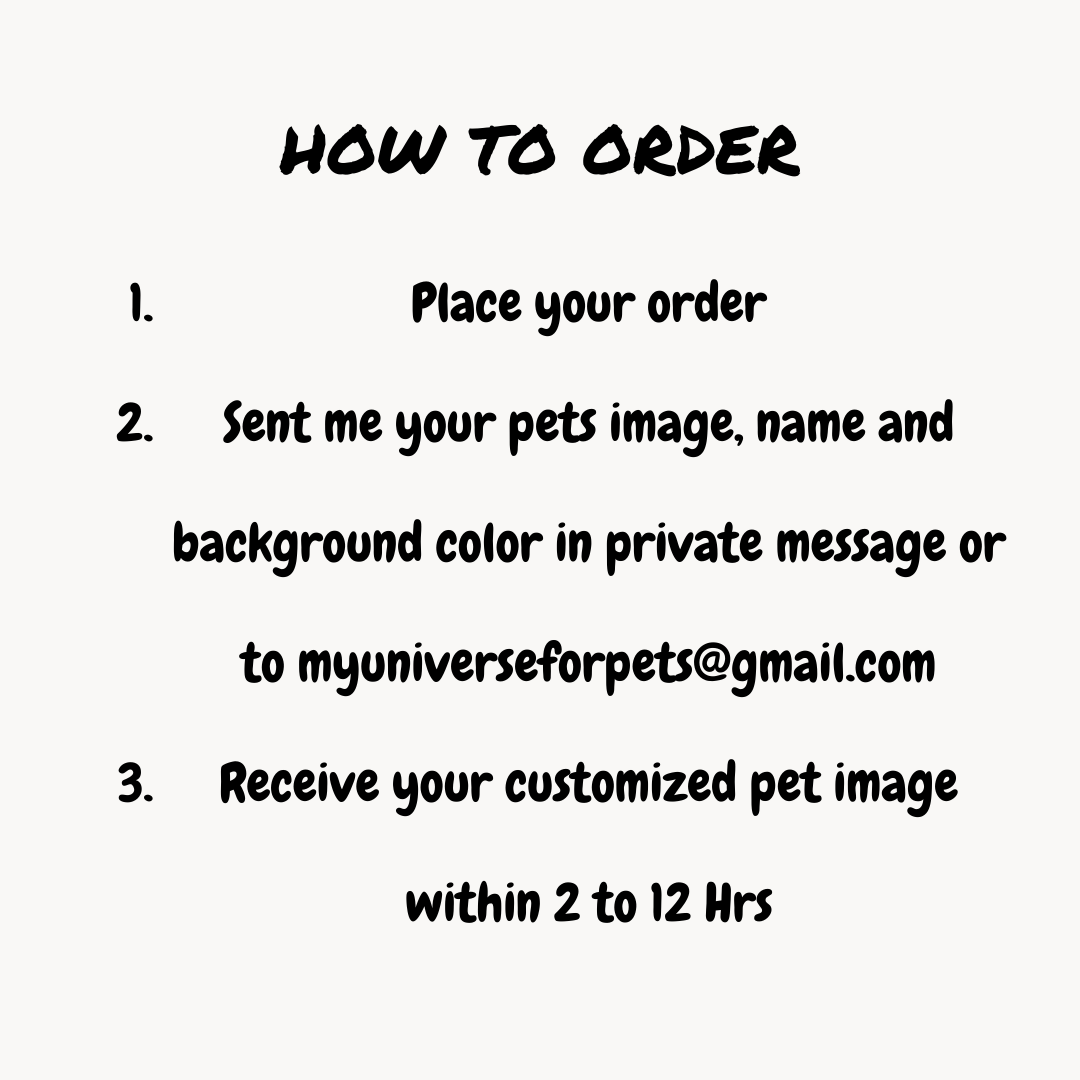 Custom Pixar Pet Portrait | Digital Cartoon Illustration of Your Pet