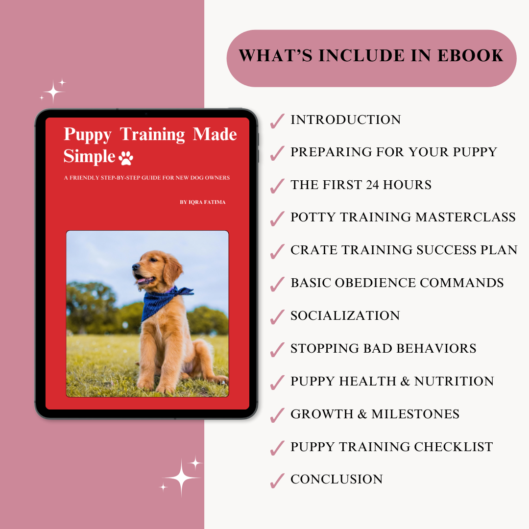 Pet Care Bundle | Puppy Training eBook + Digital Pet Planner (+ Free Checklist)