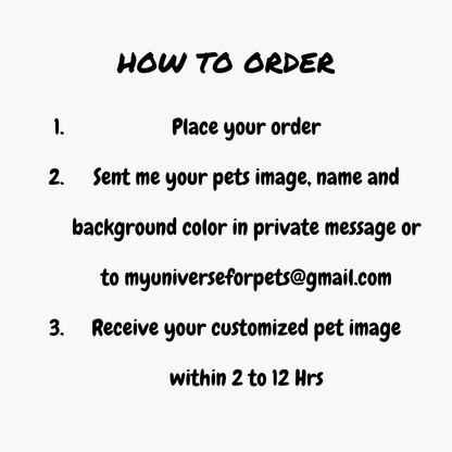 Custom Pixar Pet Portrait | Digital Cartoon Illustration of Your Pet