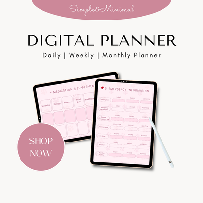 Ultimate Pet Care Planner | Organize Vet Visits, Meals, Training & More