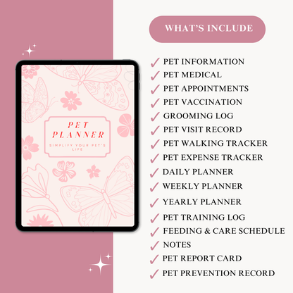 Pet Care Bundle | Puppy Training eBook + Digital Pet Planner (+ Free Checklist)