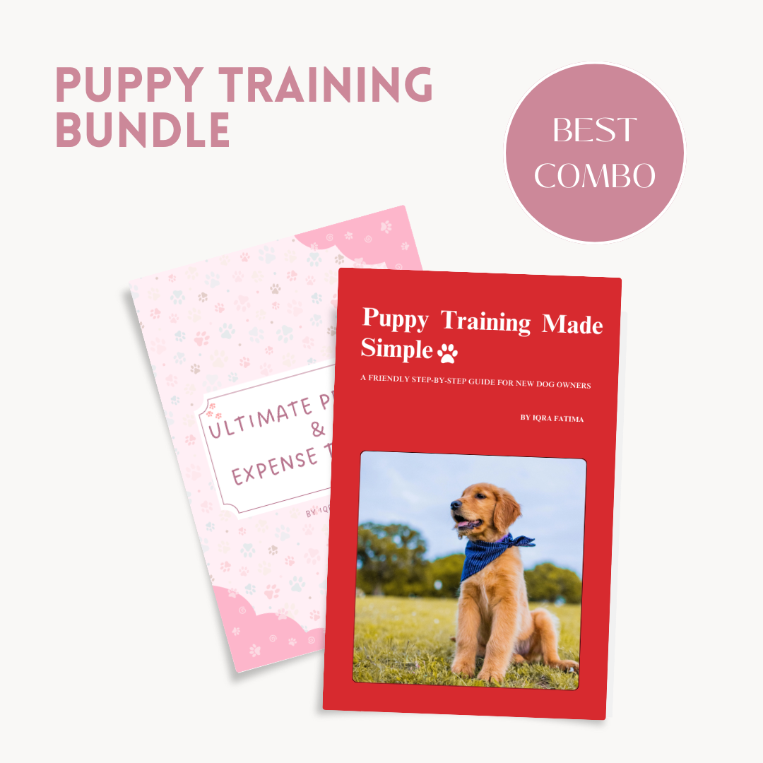 Puppy Training & Pet Care Bundle | Puppy Training eBook + Digital Pet Care Planner