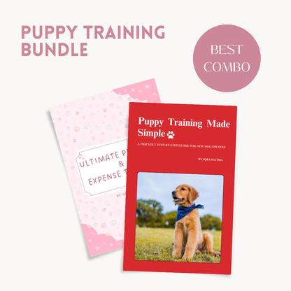Puppy Training & Pet Care Bundle | Puppy Training eBook + Digital Pet Care Planner